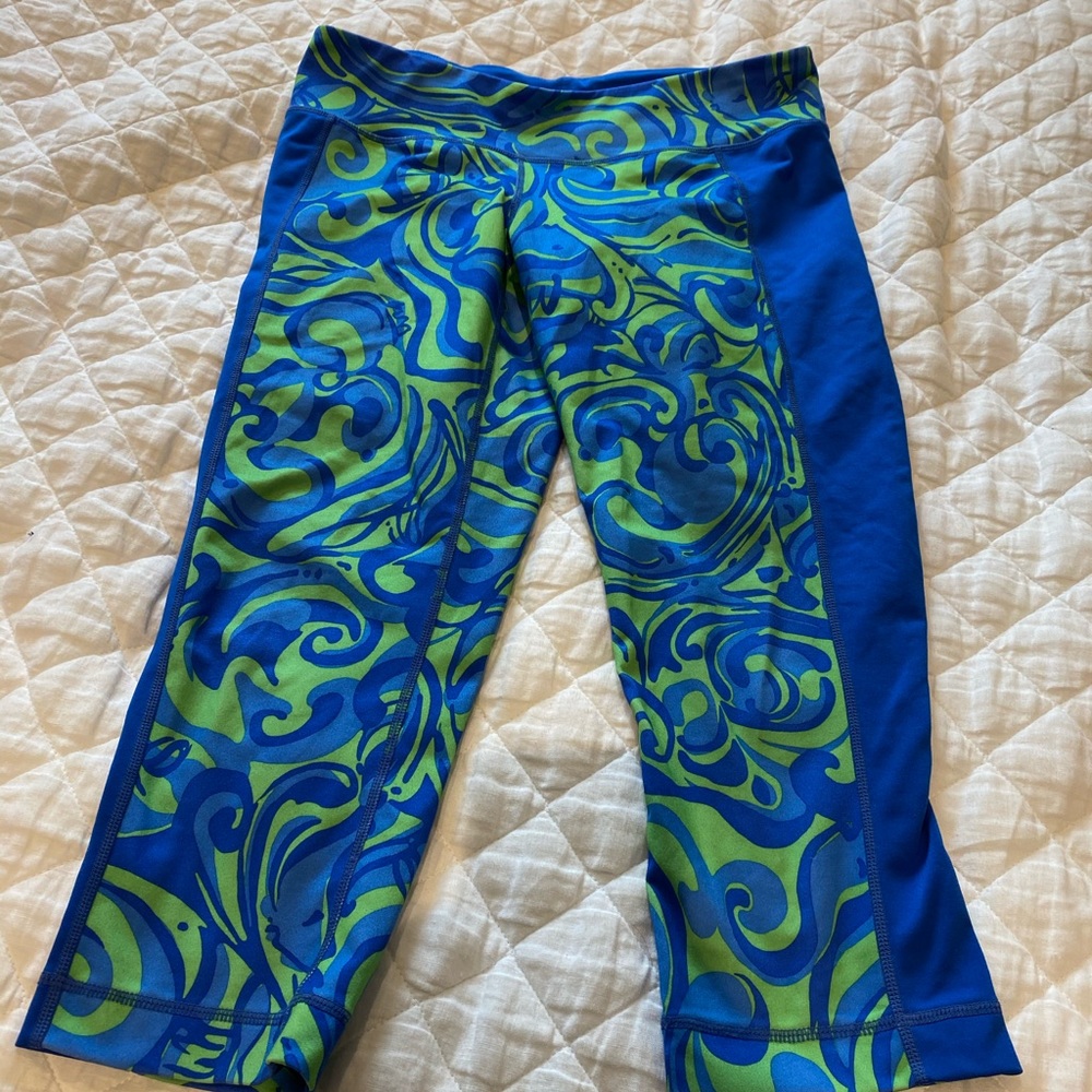 Lilly Pulitzer weekender crop Luxletic Pants X2 L